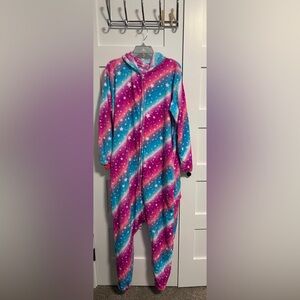 Adult Galaxy Unicorn Onesie Jumpsuit